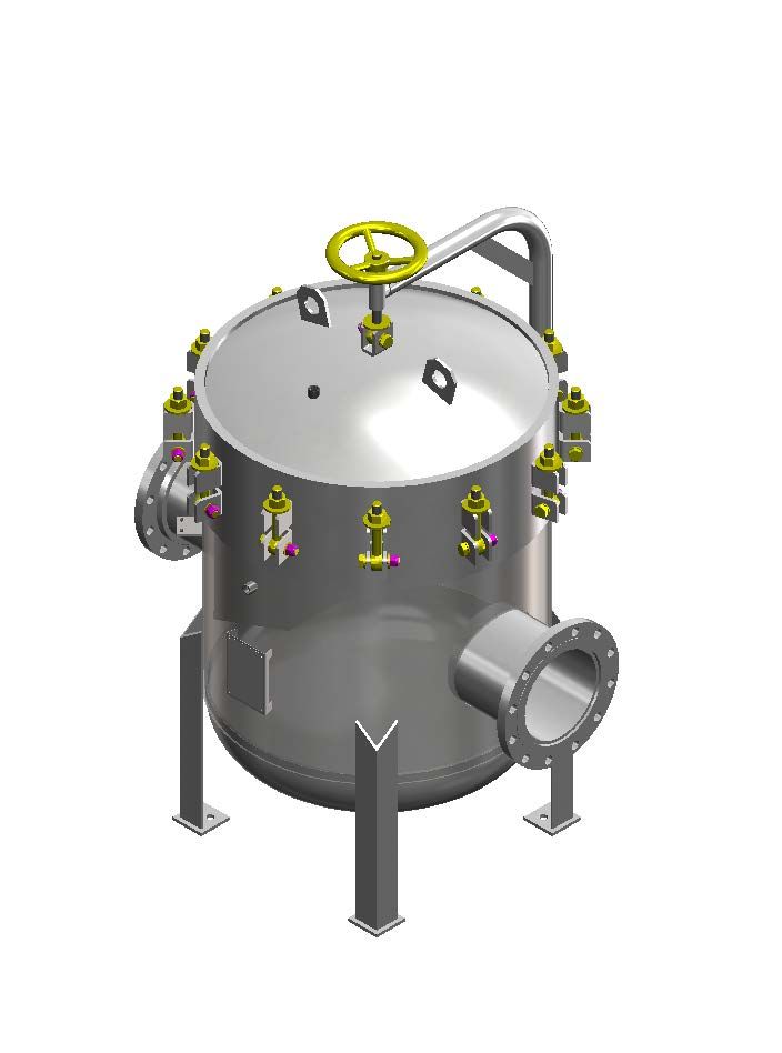 S4LP34-1312-10F-B-150 Multi-Round Bag Filter Housing